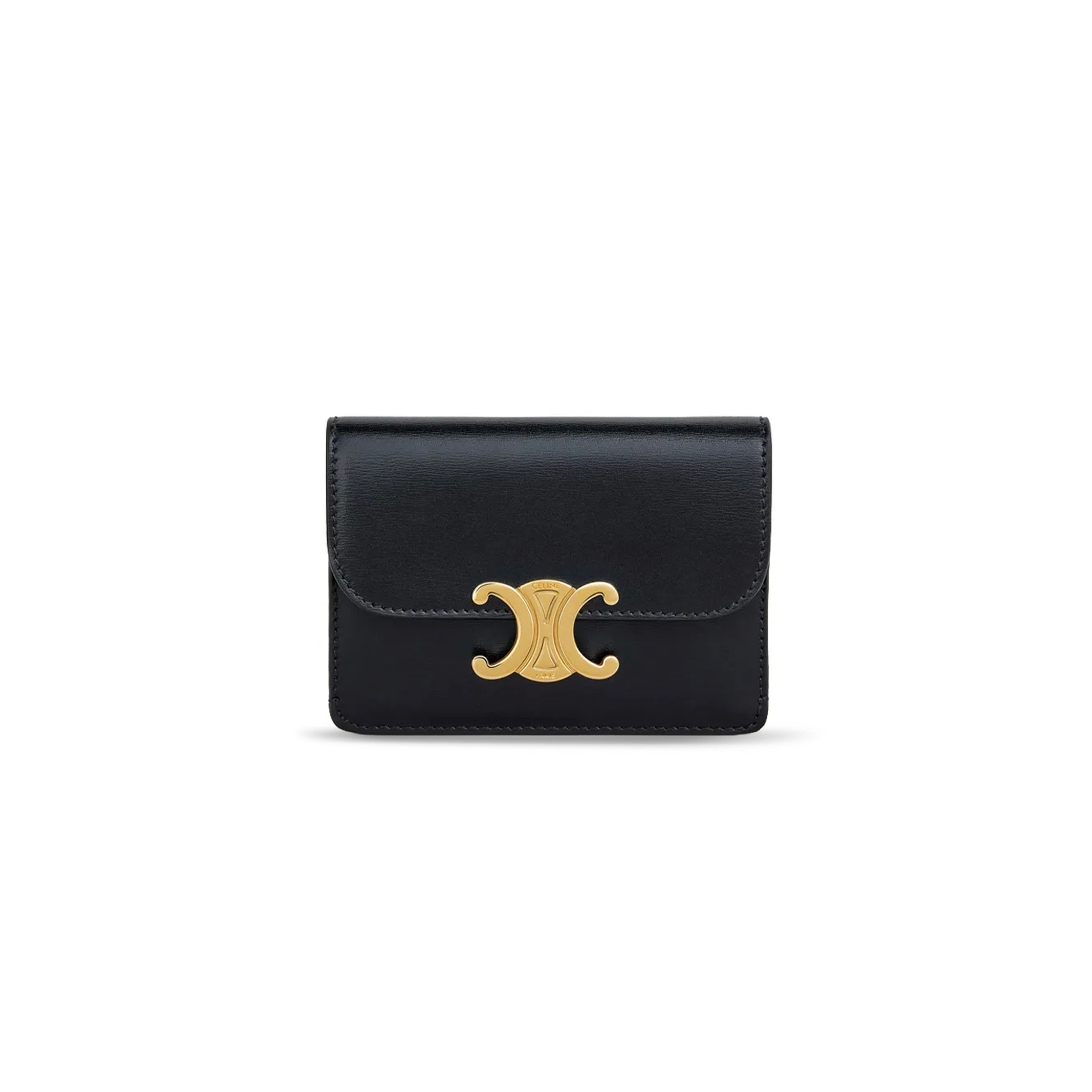 CELINE CARD HOLDER IN TRIOMPHE COW LEATHER 10I583DPV.38NO (10.5*7cm)